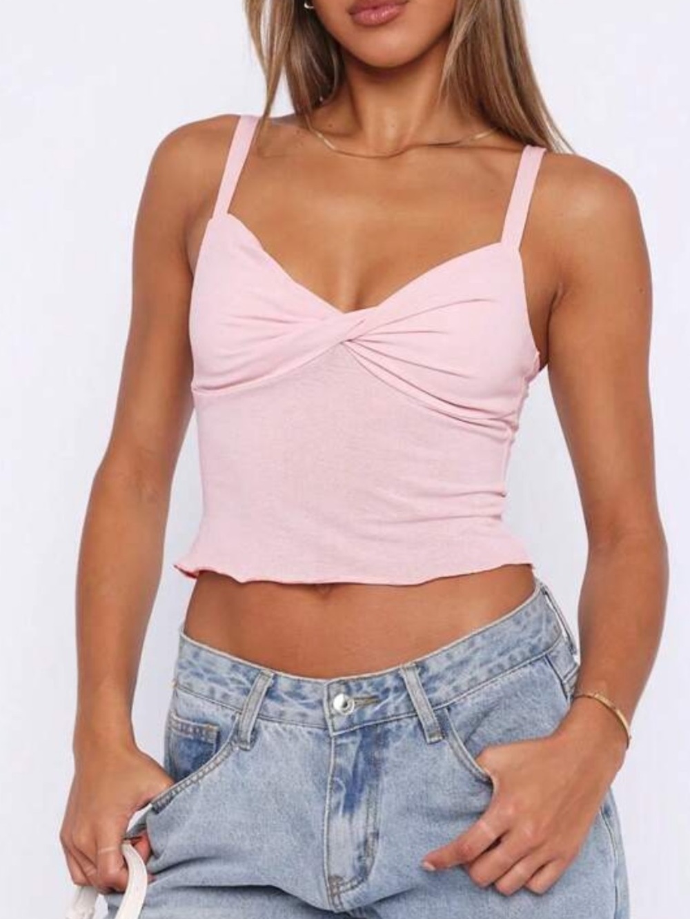 Women’s pink tank top